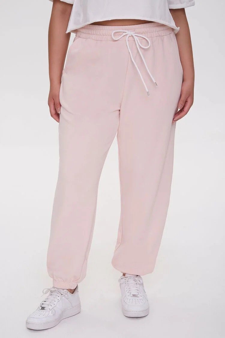Plus Size Fleece Joggers - Image 2