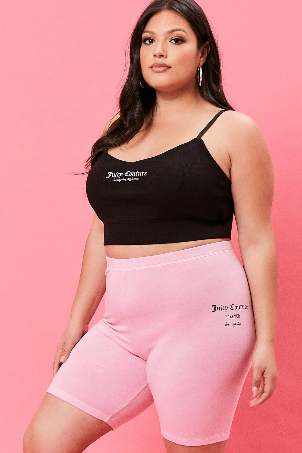 Plus Size Juicy Couture Biker Shorts