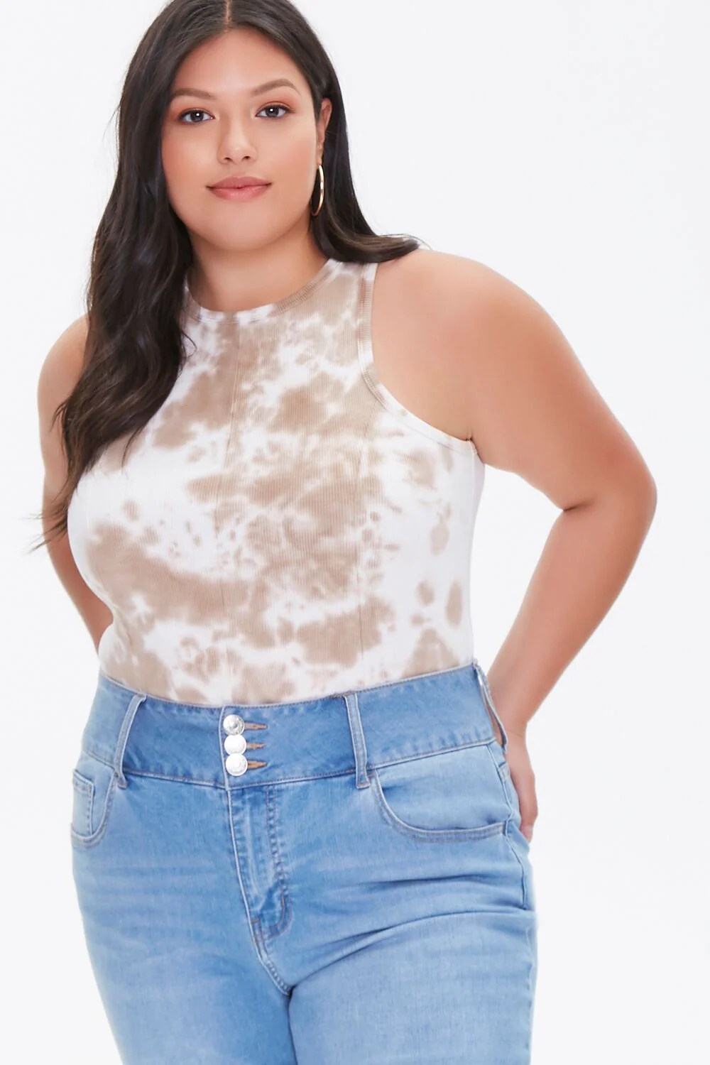 Plus Size Cloud Wash Tank Top