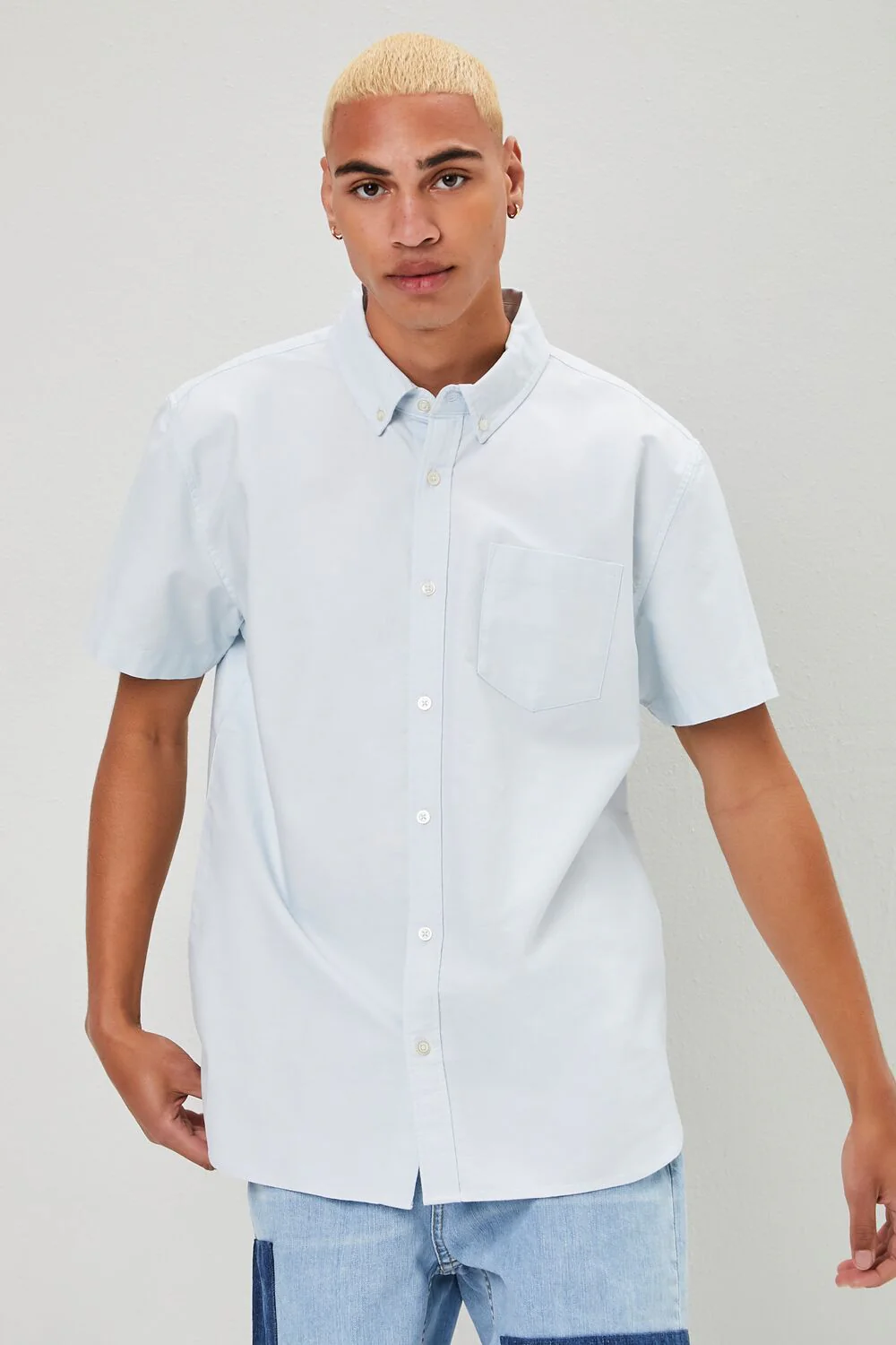 Pocket Button-Front Shirt