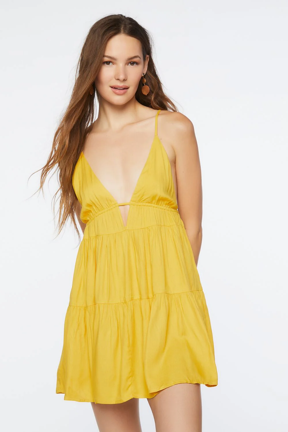 Tiered Babydoll Mini Dress