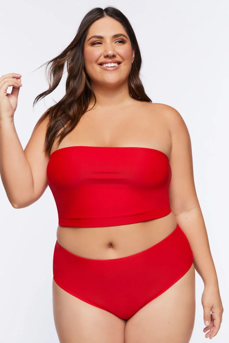 Plus Size Cheeky Bikini Bottoms