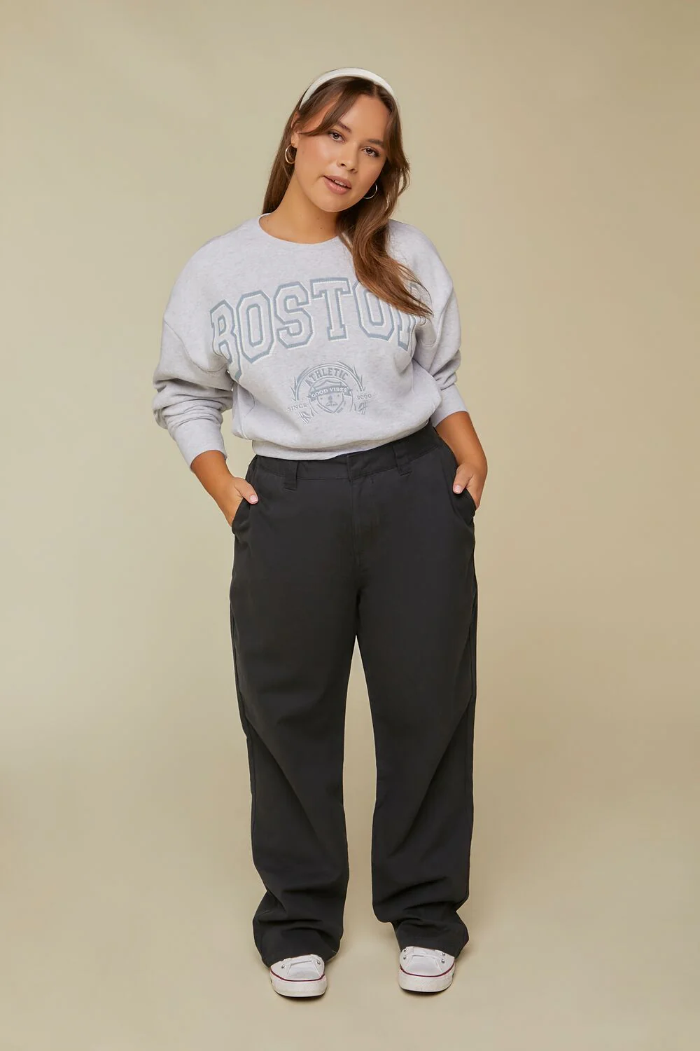 Plus Size Wide-Leg Pants