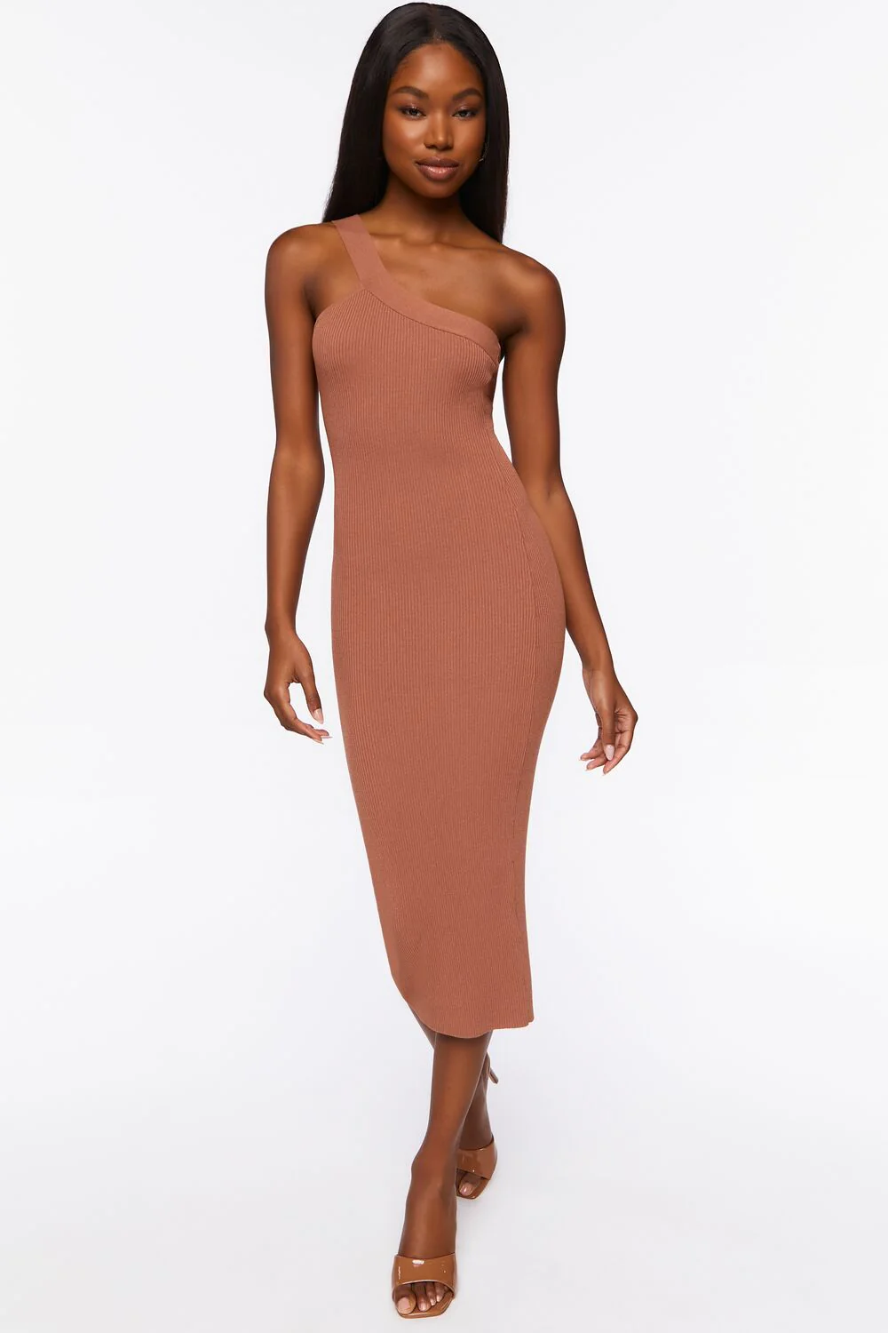 Sweater-Knit Bodycon Midi Dress