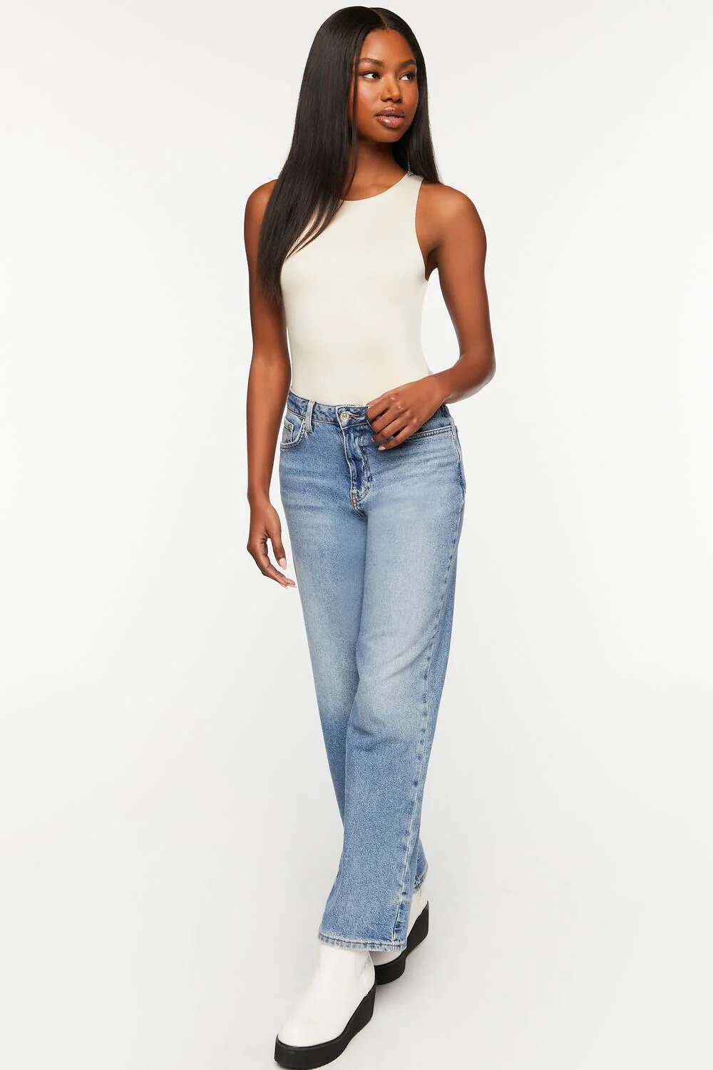 Contour Sculpt Sleeveless Fitted Bodysuit - Image 8