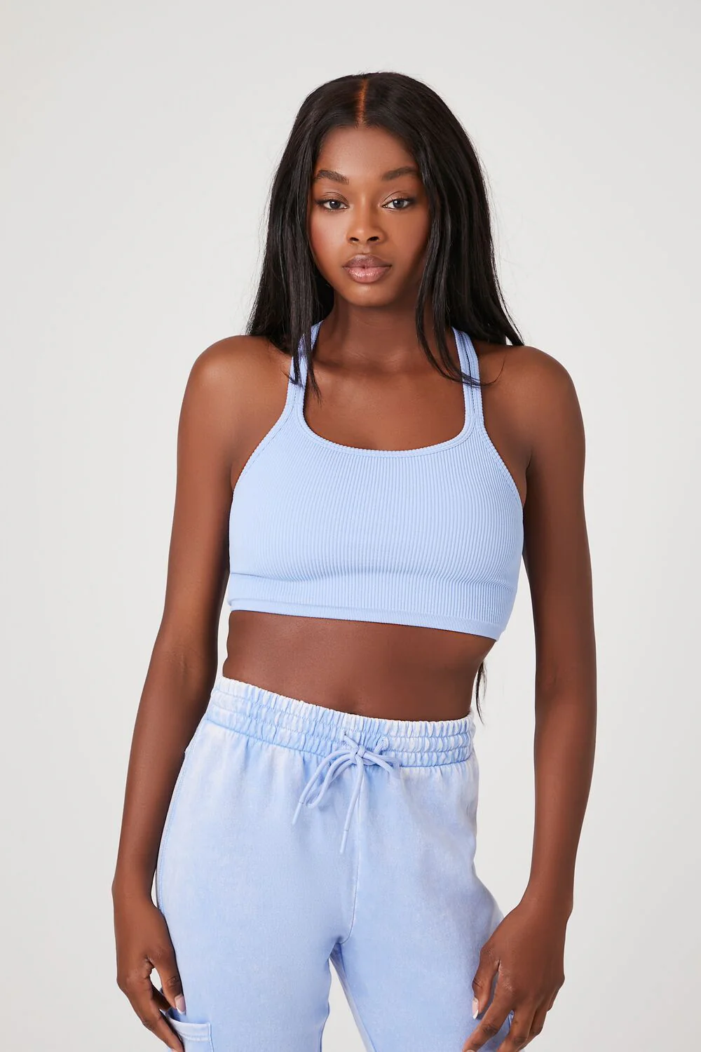 Seamless Strappy Sports Bra