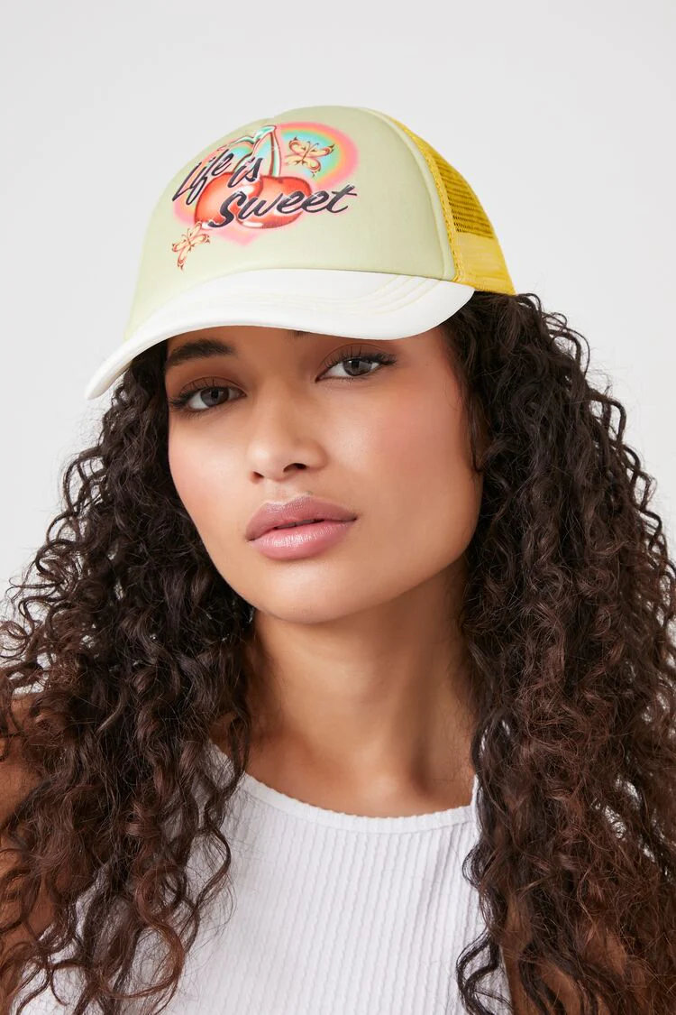 Life is Sweet Graphic Trucker Hat