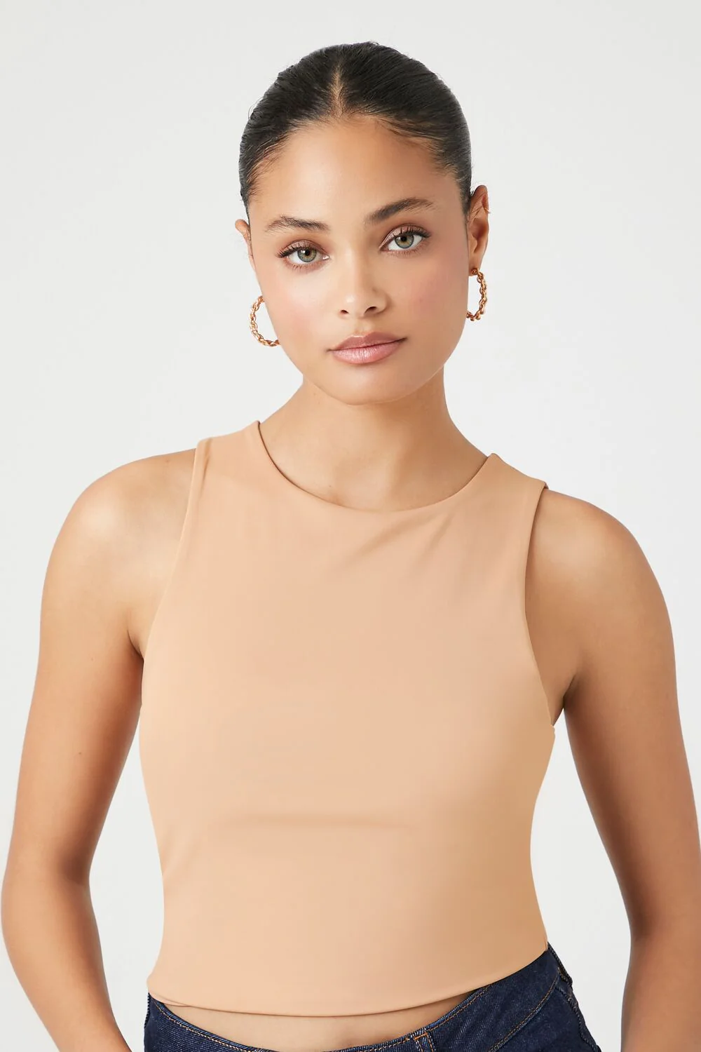 Sculpt Shape Cropped Tank Top - Image 16