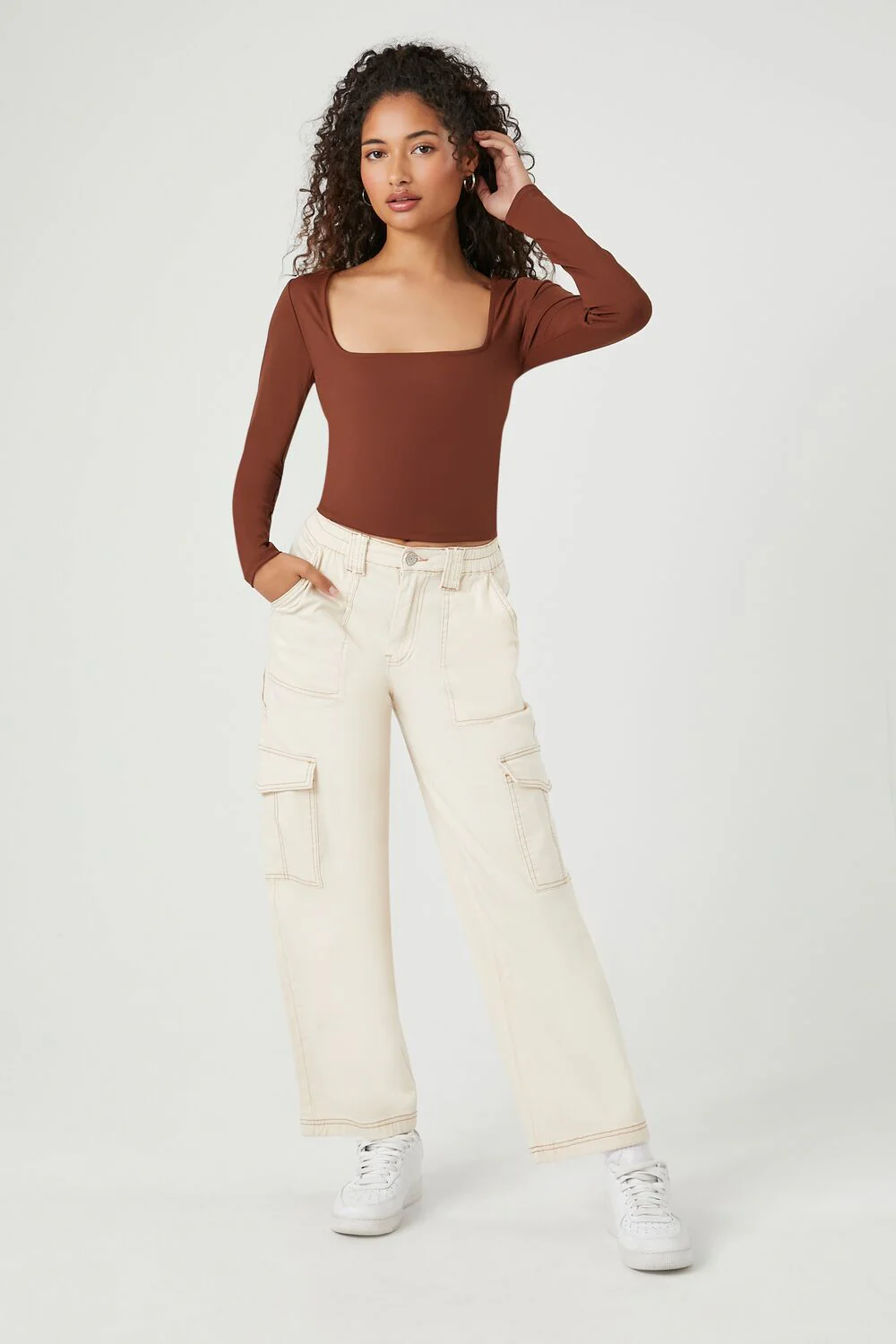 Sculpt Shape Square-Neck Top - Image 49