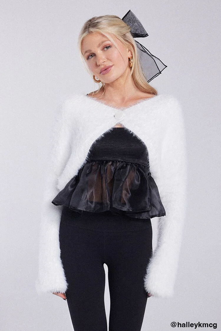 Organza Peplum Cami