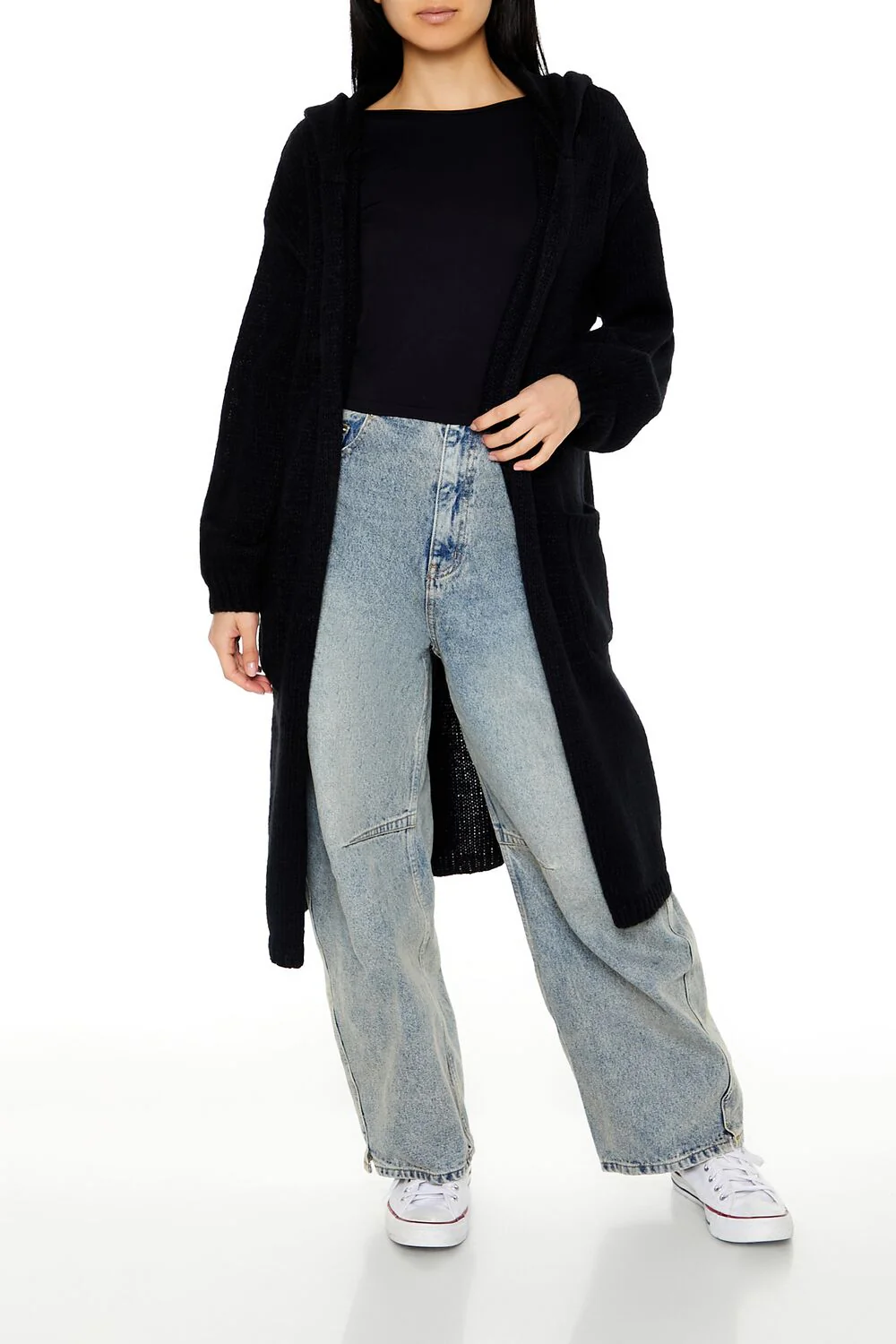 Hooded Cardigan Sweater