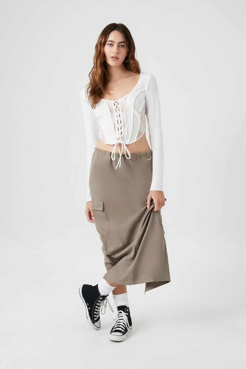Cargo Maxi Skirt