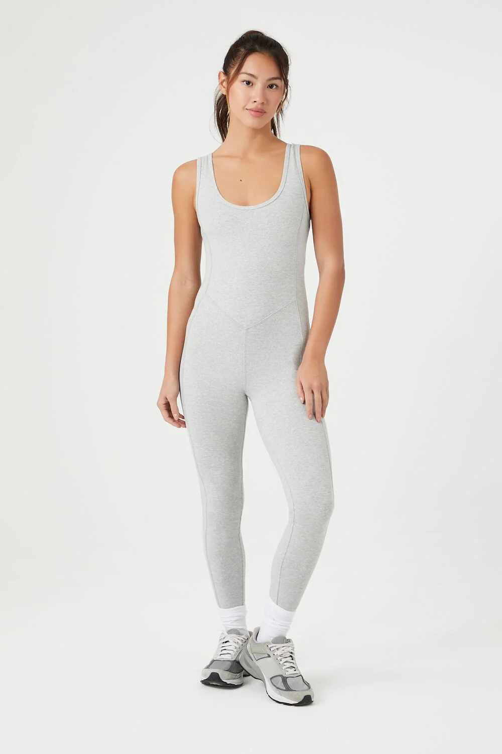 Active Cutout Tank Jumpsuit