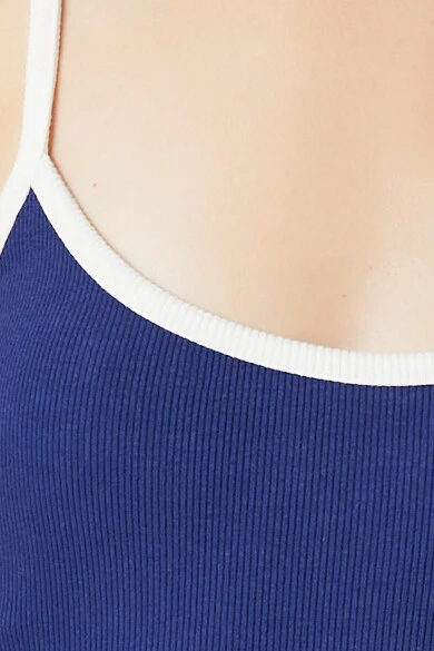 Ribbed Knit Ringer Cami Bodysuit - Image 12