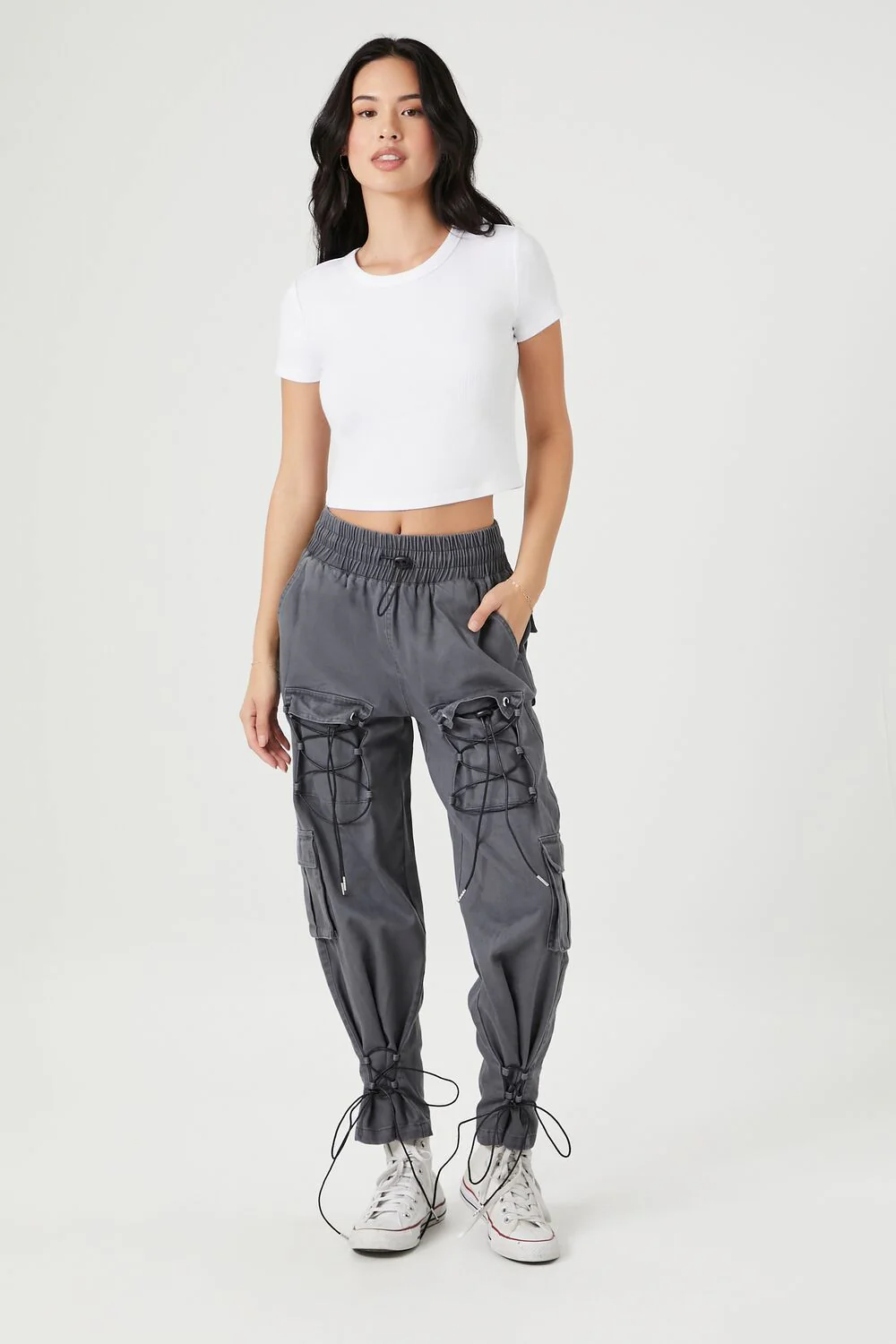 Lace-Up Toggle Joggers