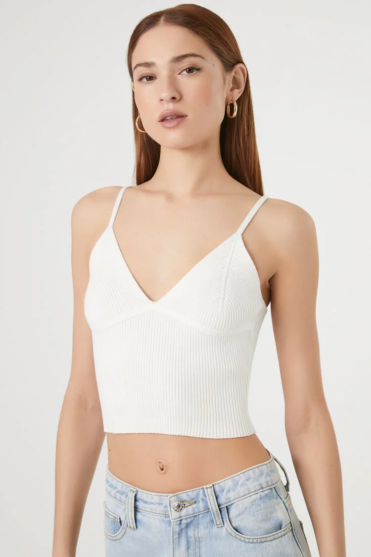 Sweater-Knit Ribbed Cami
