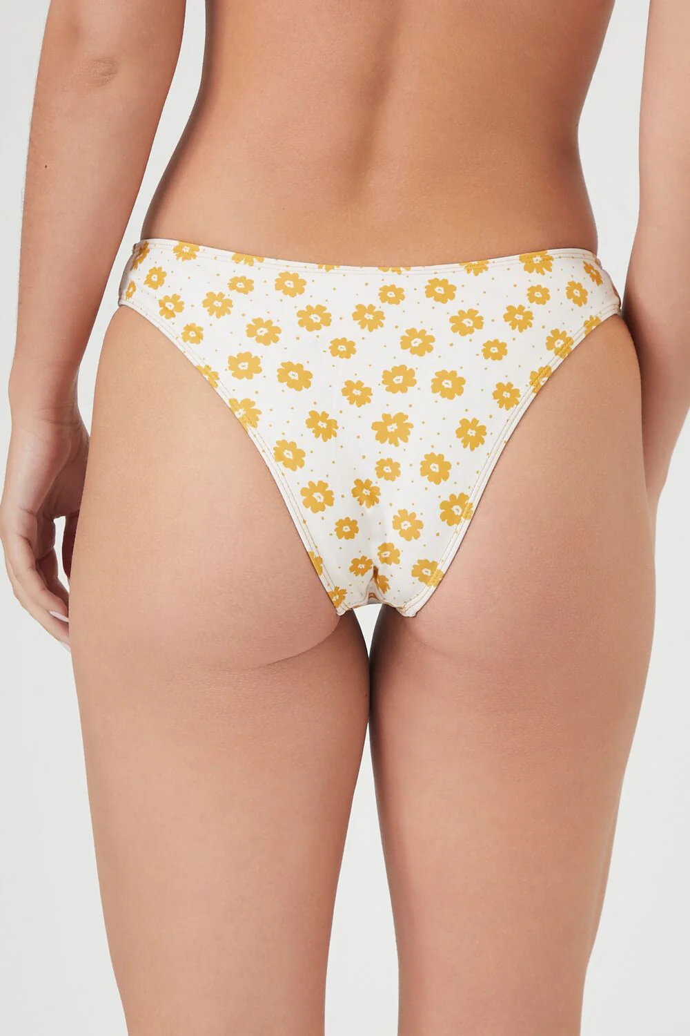 Floral Print Cheeky Bikini Bottoms - Image 3