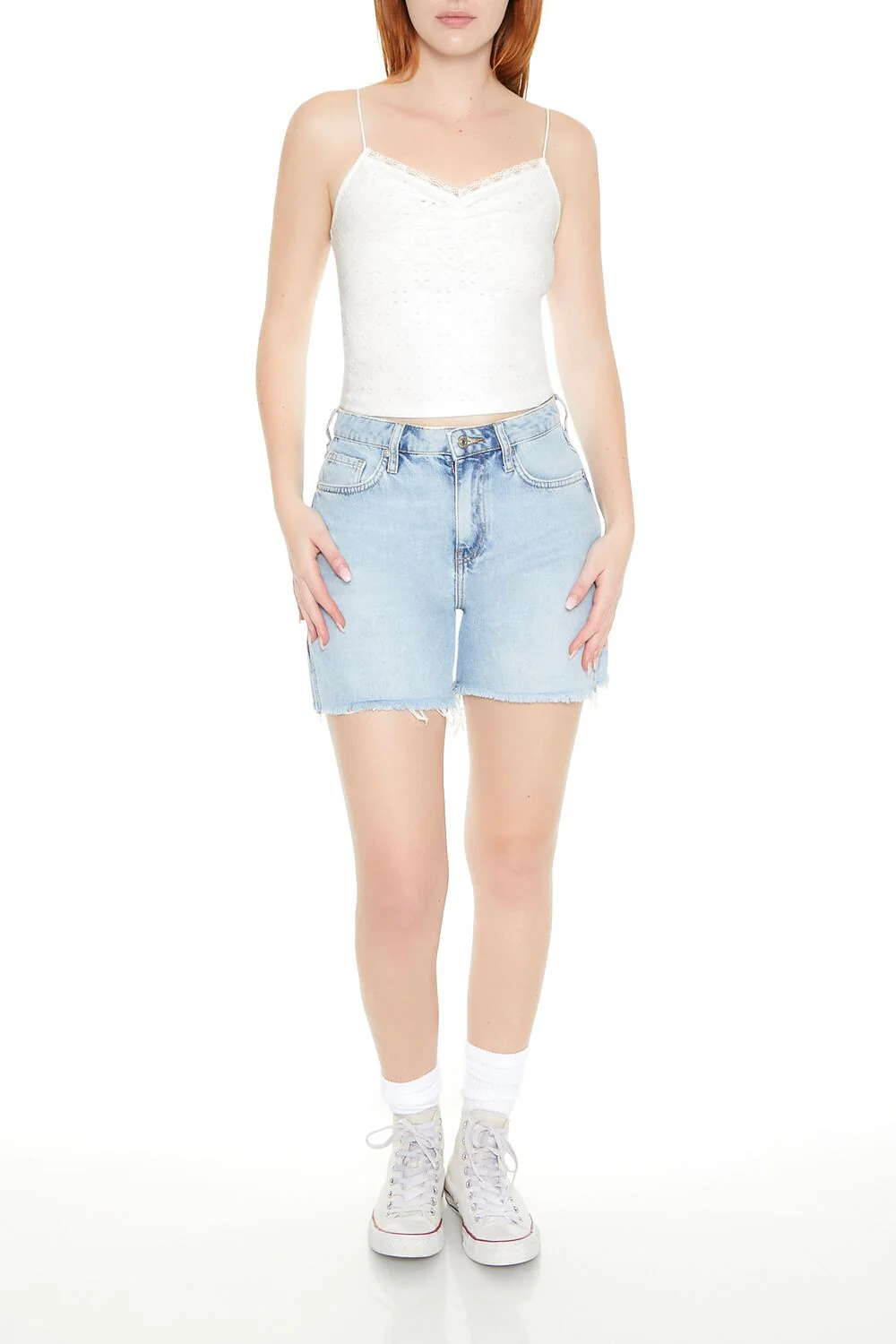 Eyelet Lace-Trim Cami - Image 14