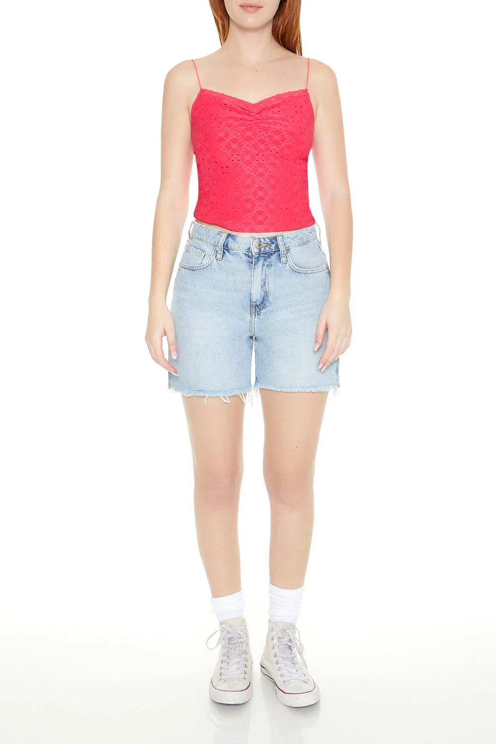 Eyelet Lace-Trim Cami - Image 9