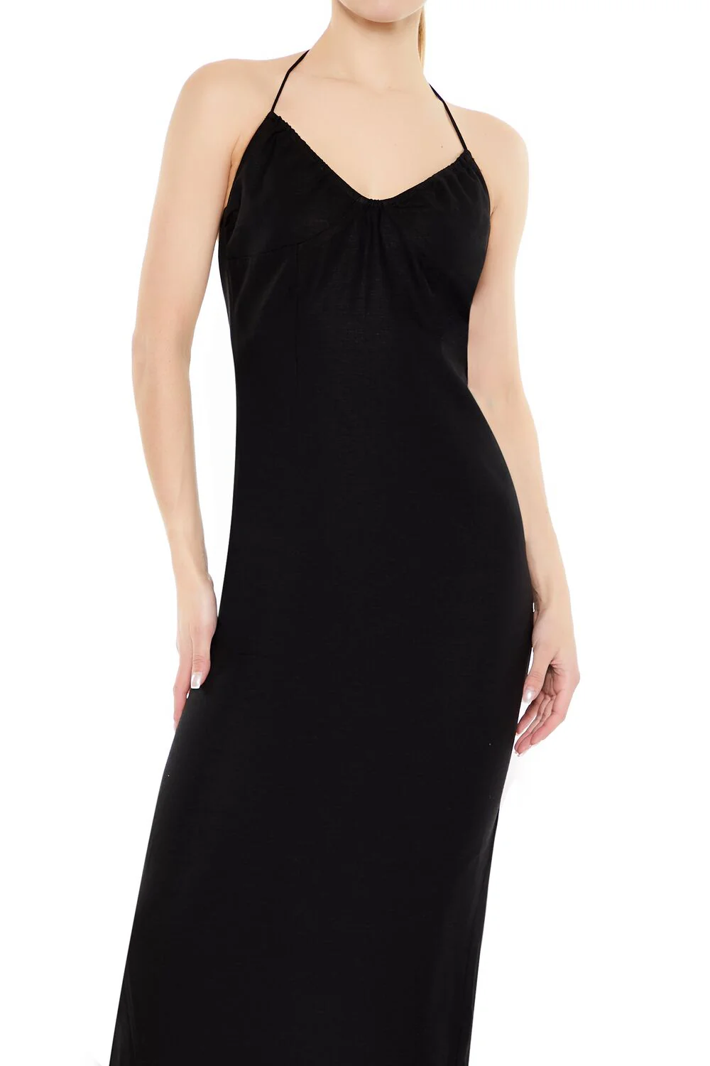 Halter Maxi Column Dress - Image 4