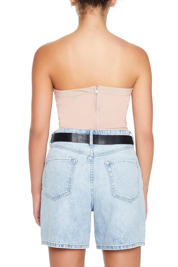 Striped Tube Crop Top - Image 6