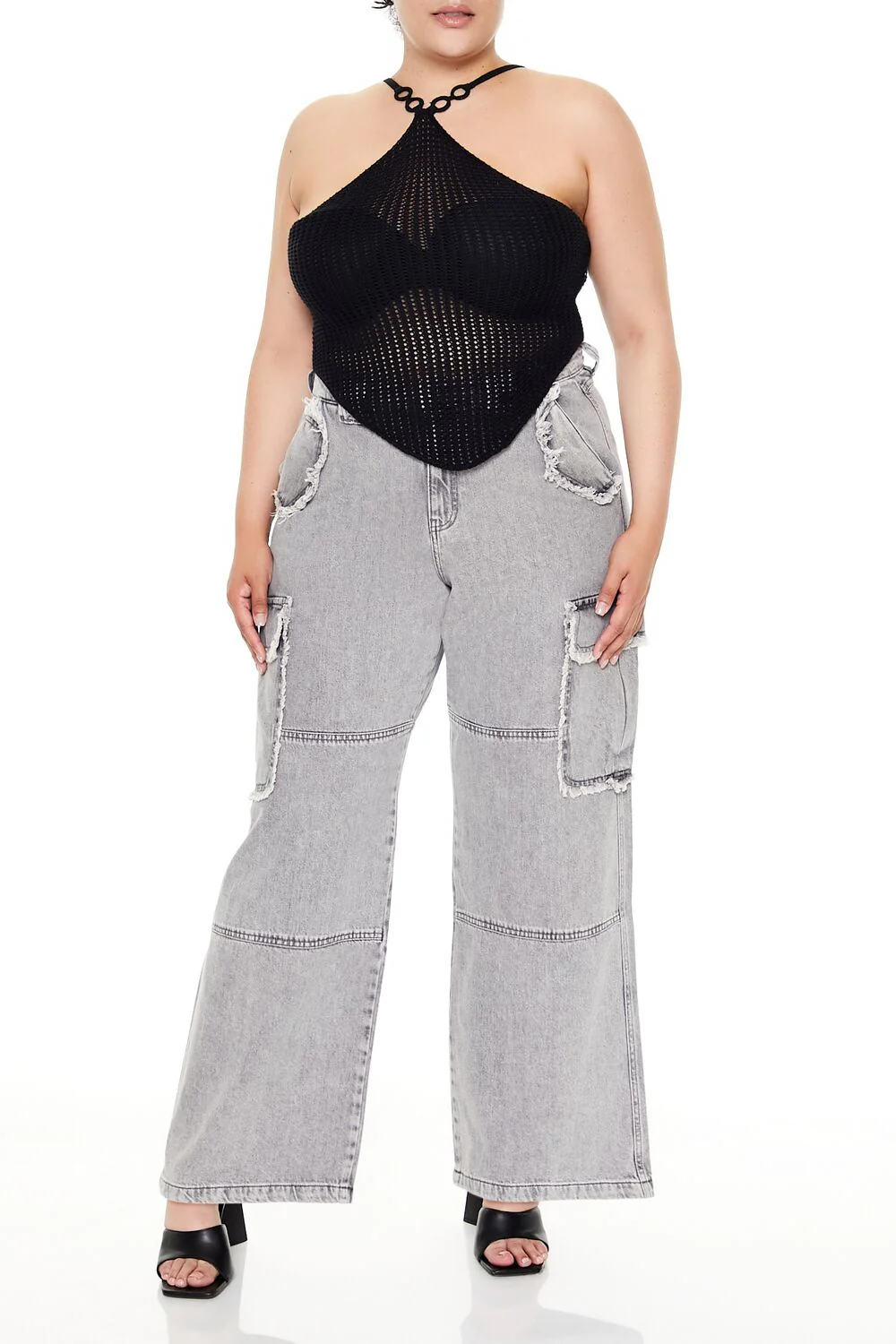 Plus Size O-Ring Sweater-Knit Cami - Image 2