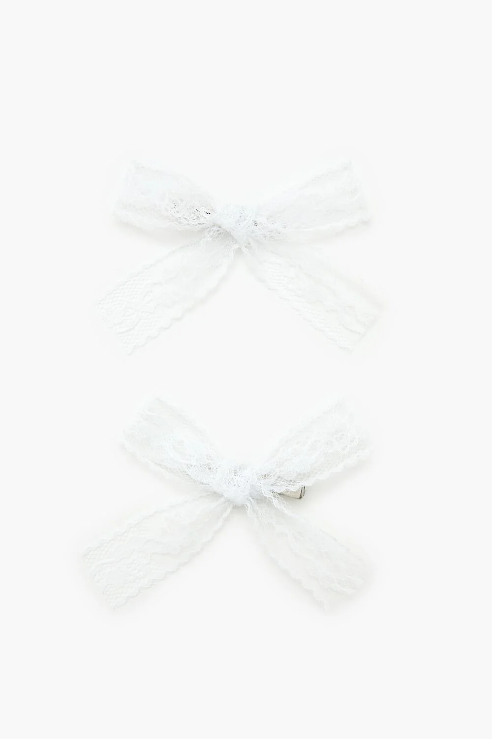 Lace Bow Hair Clip Set