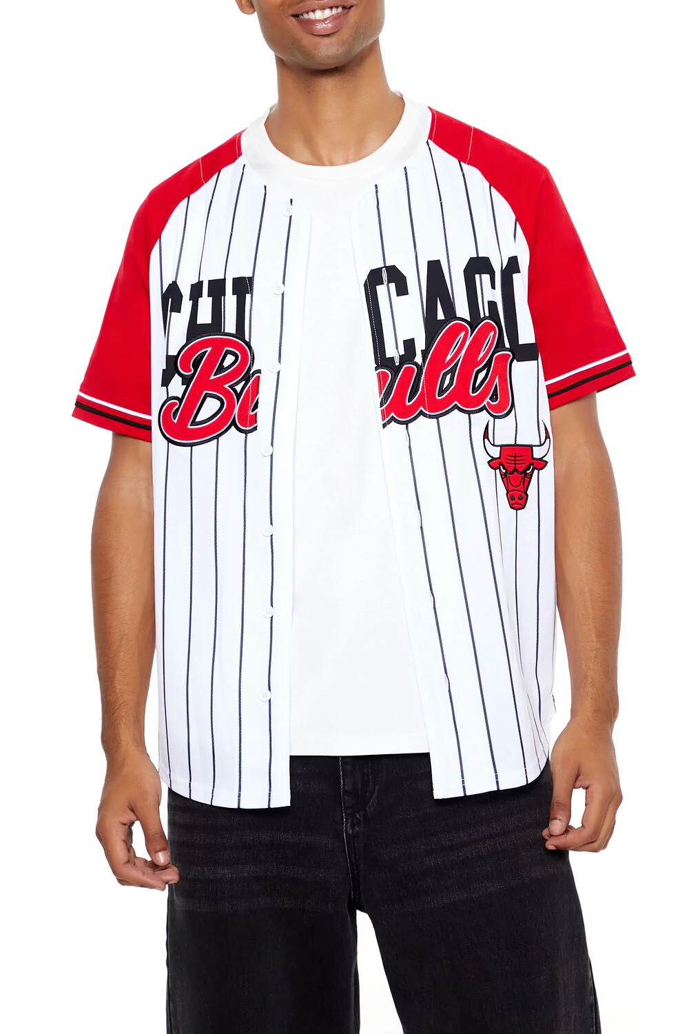 Chicago Bulls Baseball Jersey