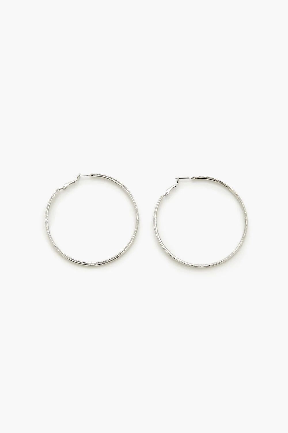 Etched Hoop Earrings