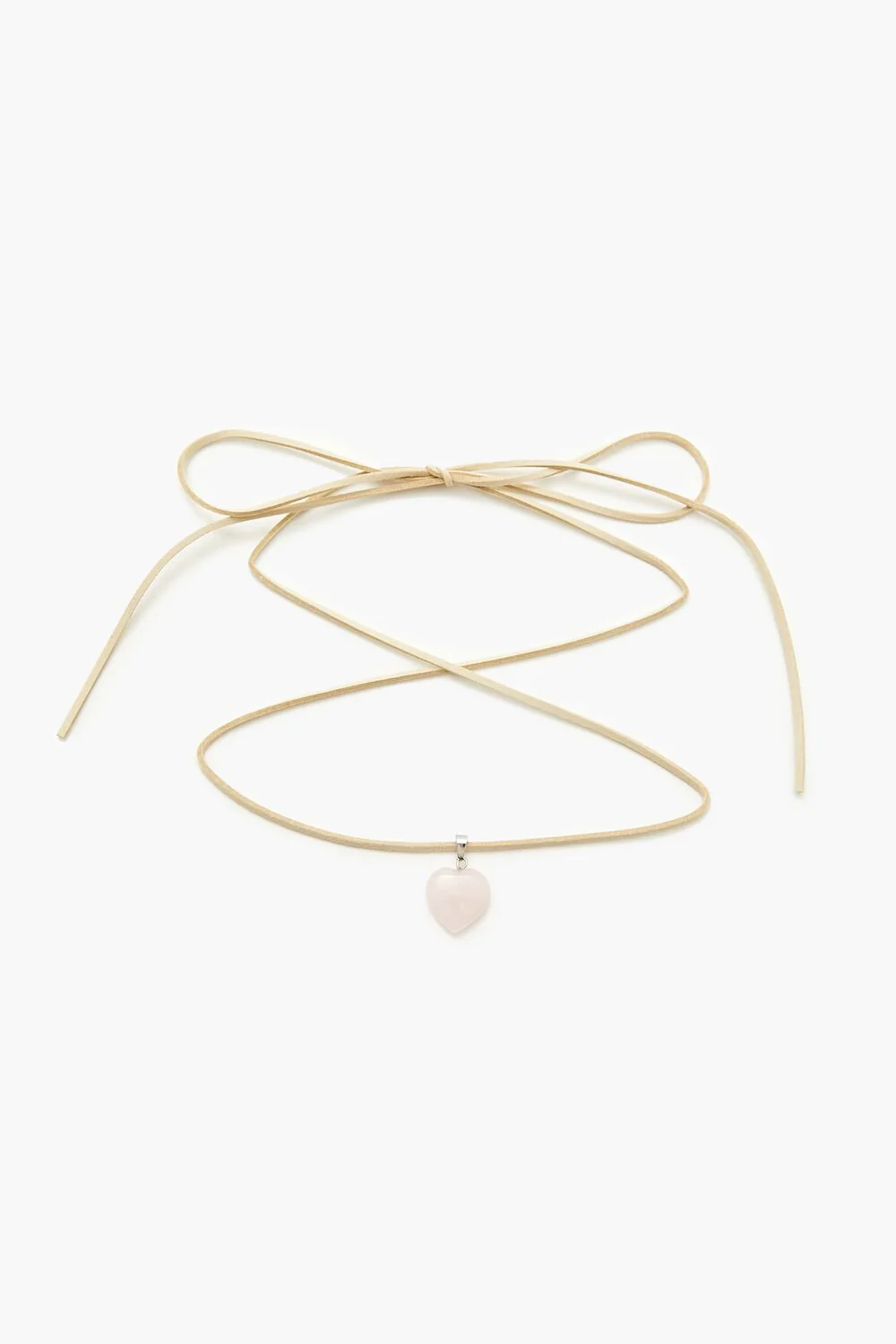 Faux Stone Heart Choker Necklace