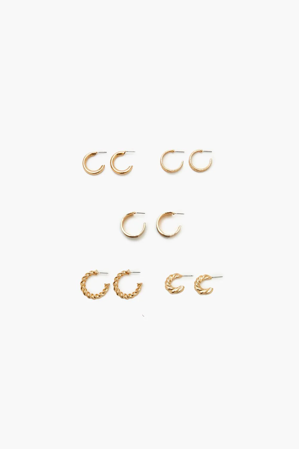 Enamel Hoop Earring Set