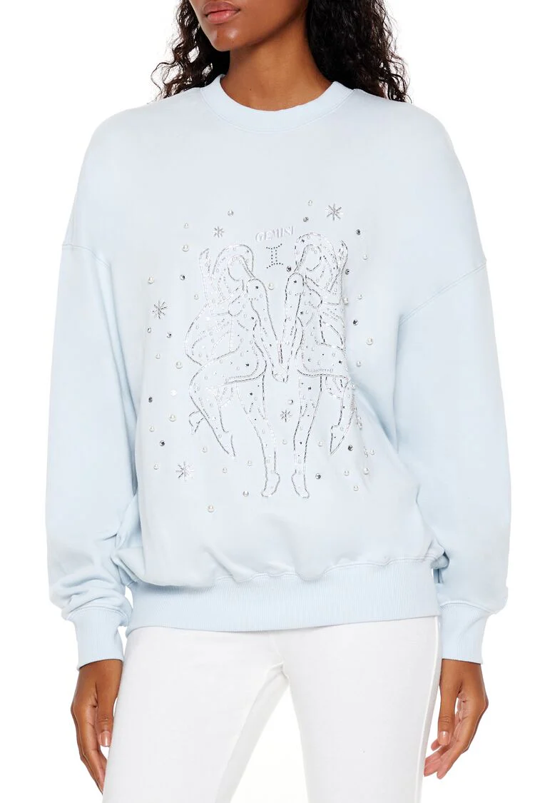 Beaded Gemini Pullover