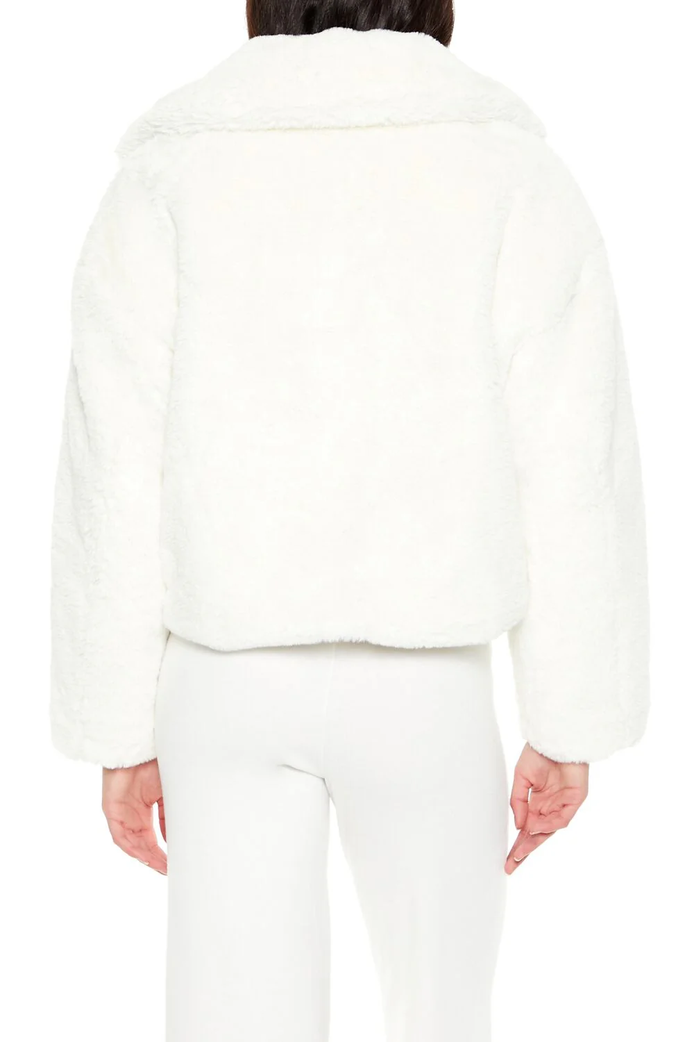 Faux Fur Zip-Up Coat - Image 5