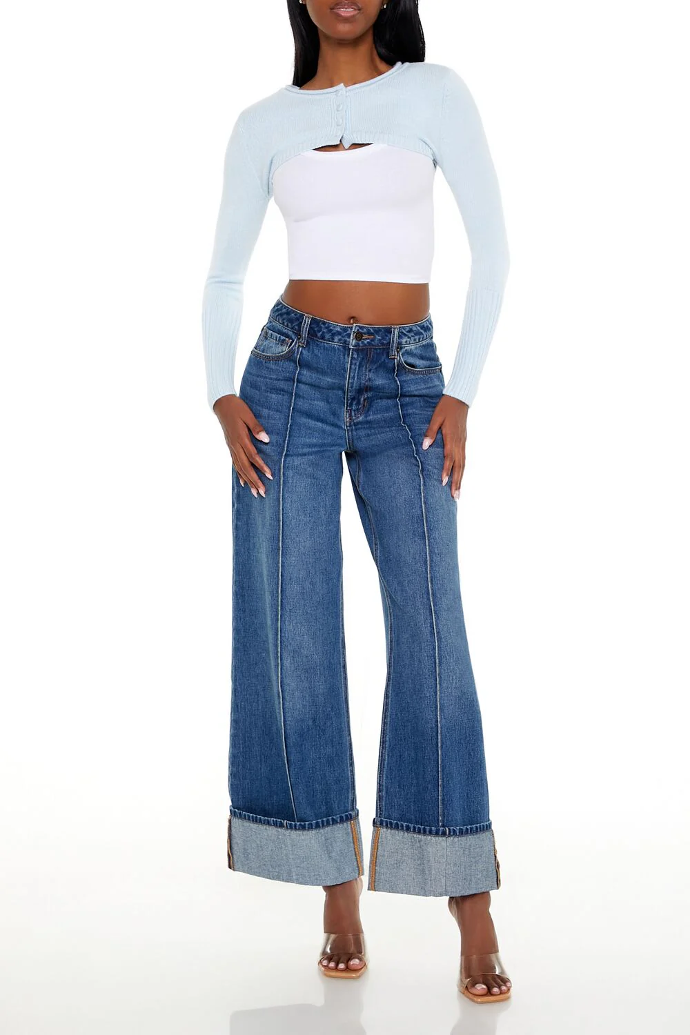 Shrug Cardigan Sweater - Image 7