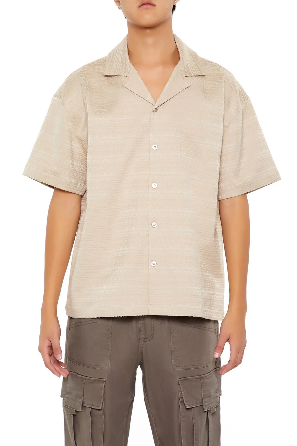 Striped Drop-Sleeve Shirt