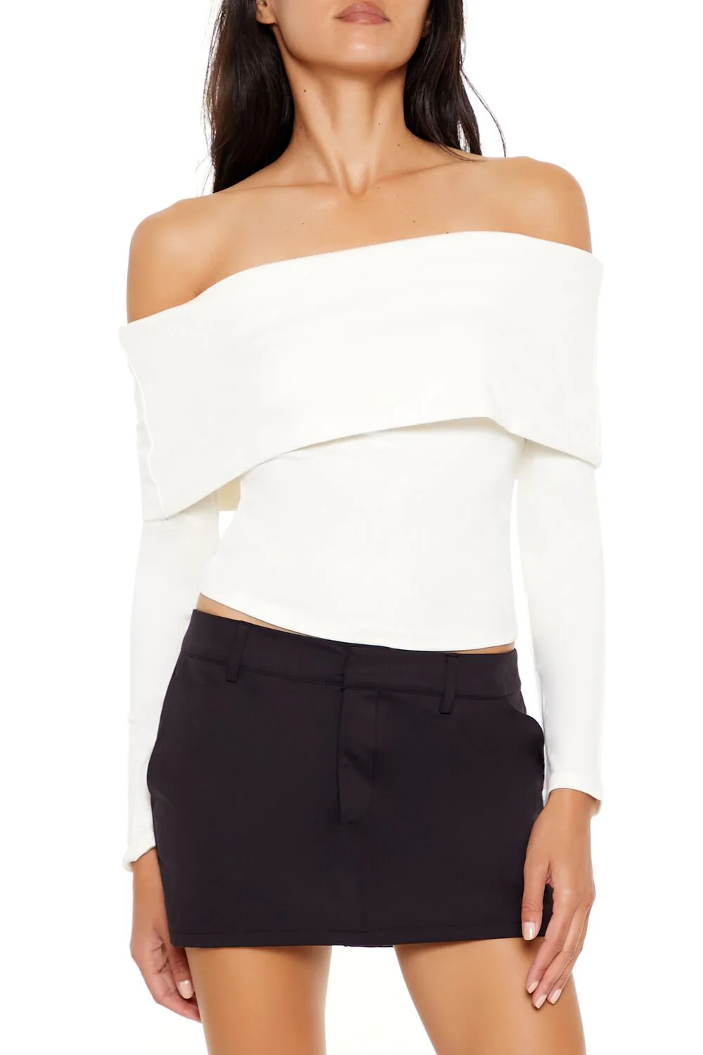 Off-the-Shoulder Crop Top