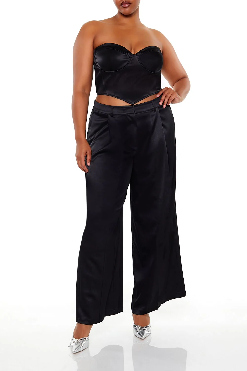 Plus Size Sweetheart Bustier Tube Top - Image 7