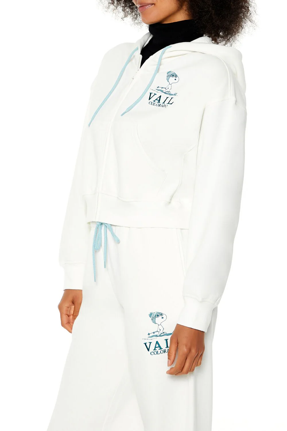Snoopy Vail Colorado Zip-Up Hoodie - Image 4