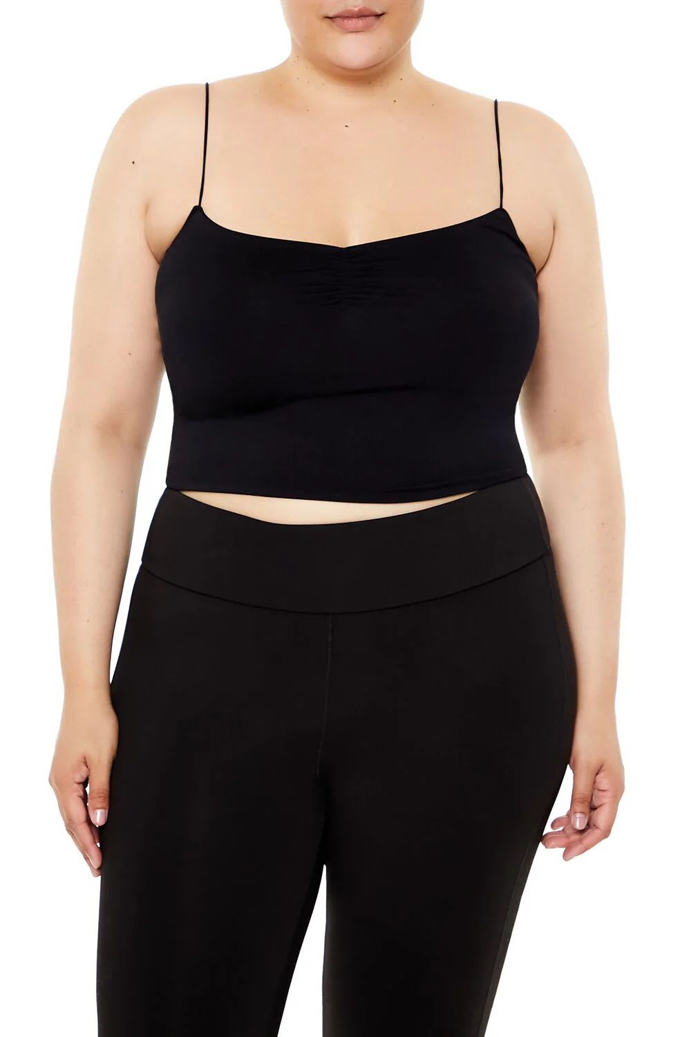 Plus Size Seamless Cropped Cami
