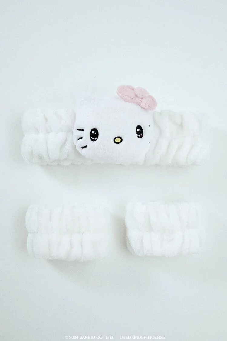 Hello Kitty Headwrap & Wash Band Set
