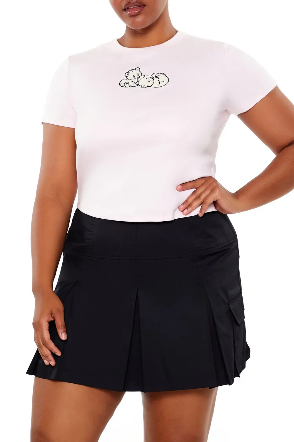 Plus Size Polar Bear Baby Tee