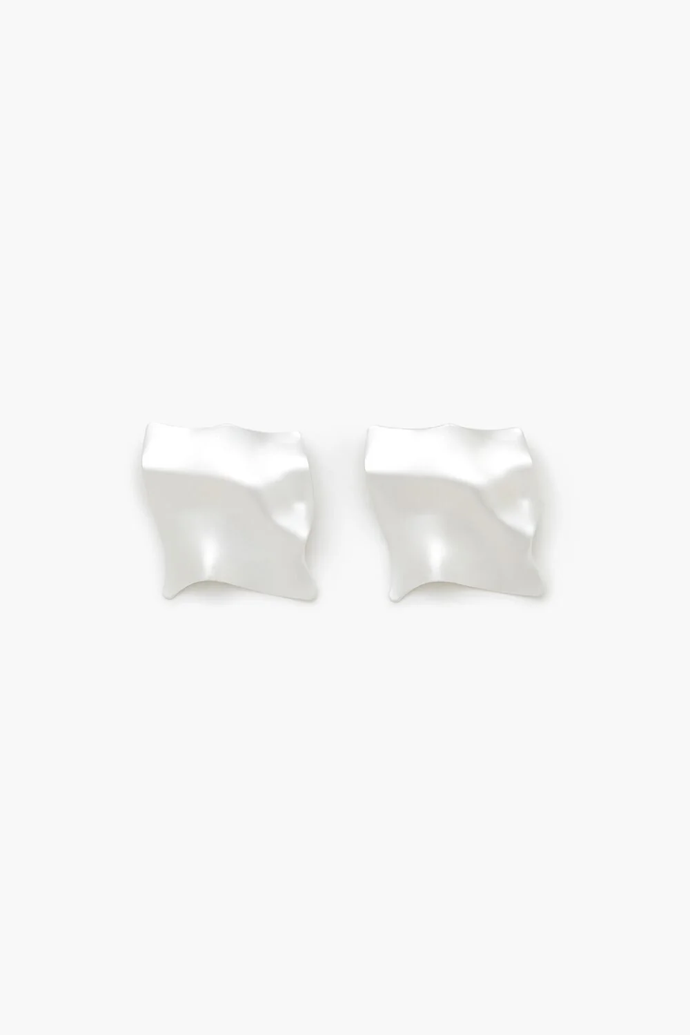 Hammered Geo Drop Earrings