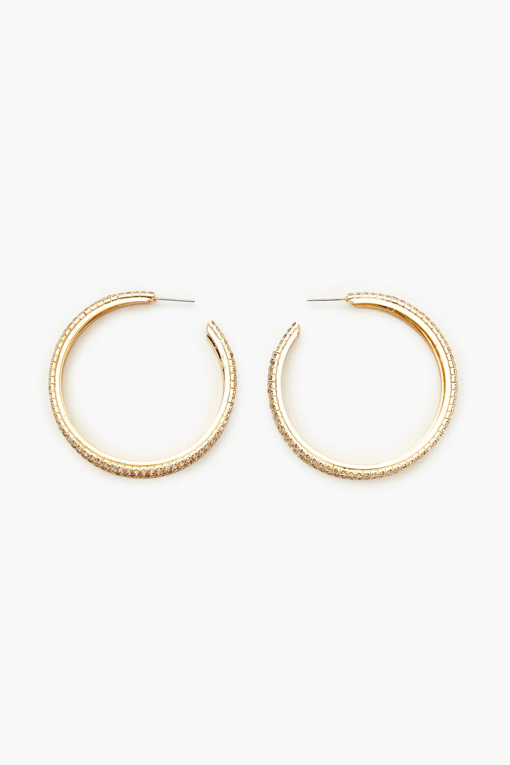Rhinestone Multi-Hoop Earrings