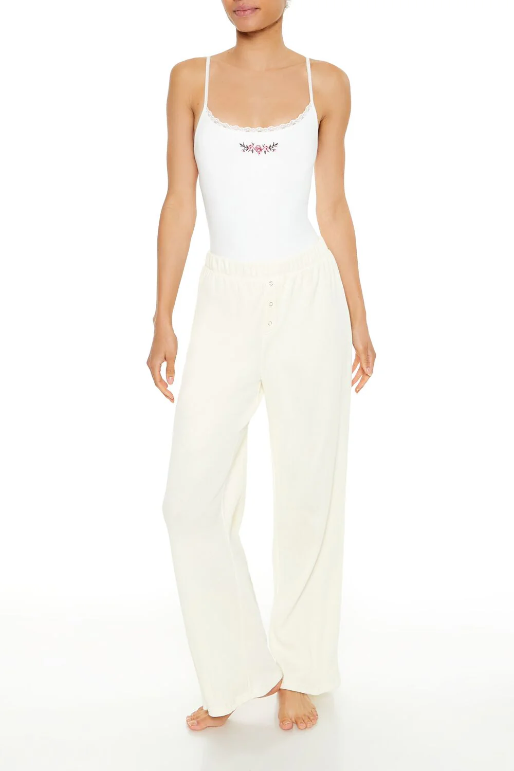 Seamless Rose Lingerie Bodysuit