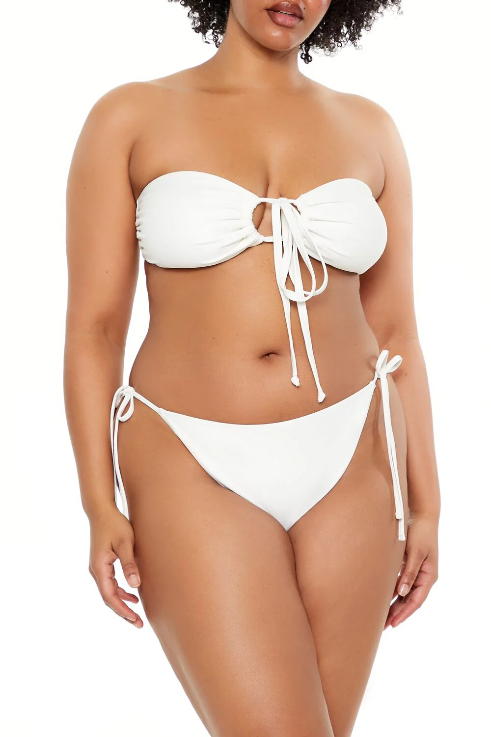 Plus Size Convertible Bandeau Bikini Top