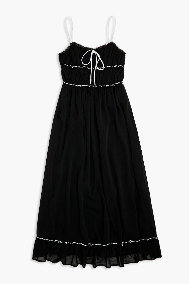 Two-Tone Maxi Dress
