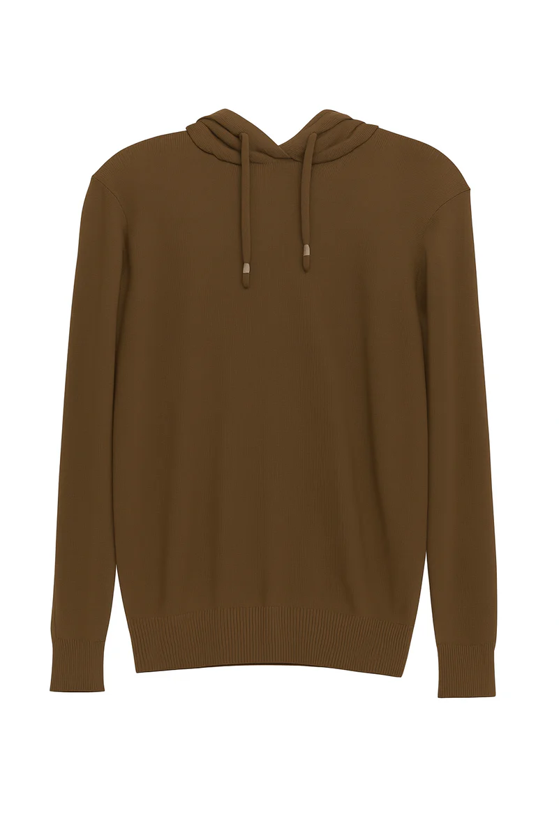 Knit Hoodie Sweater - Image 13