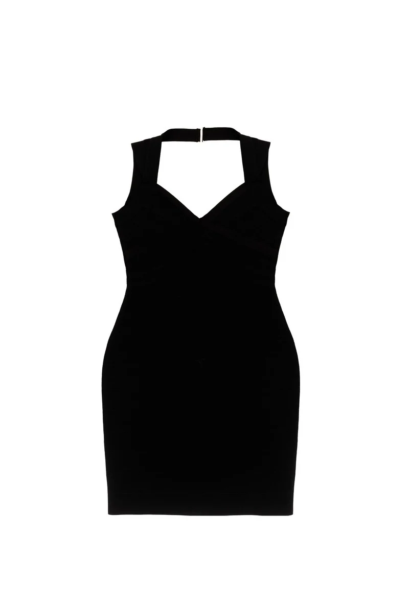 Halter Bandage Bodycon Mini Dress - Image 2