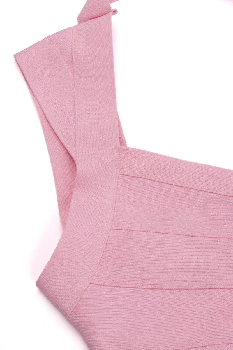 Halter Bandage Bodycon Mini Dress - Image 8