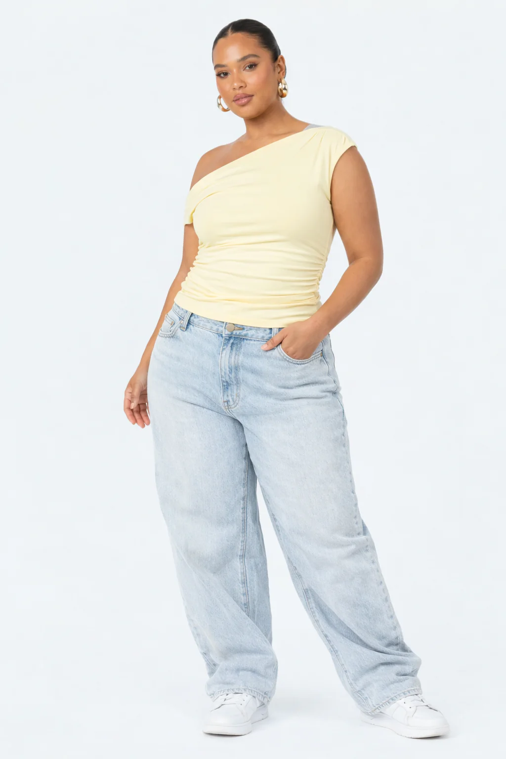 PLUS OFF THE SHOULDER TOP
